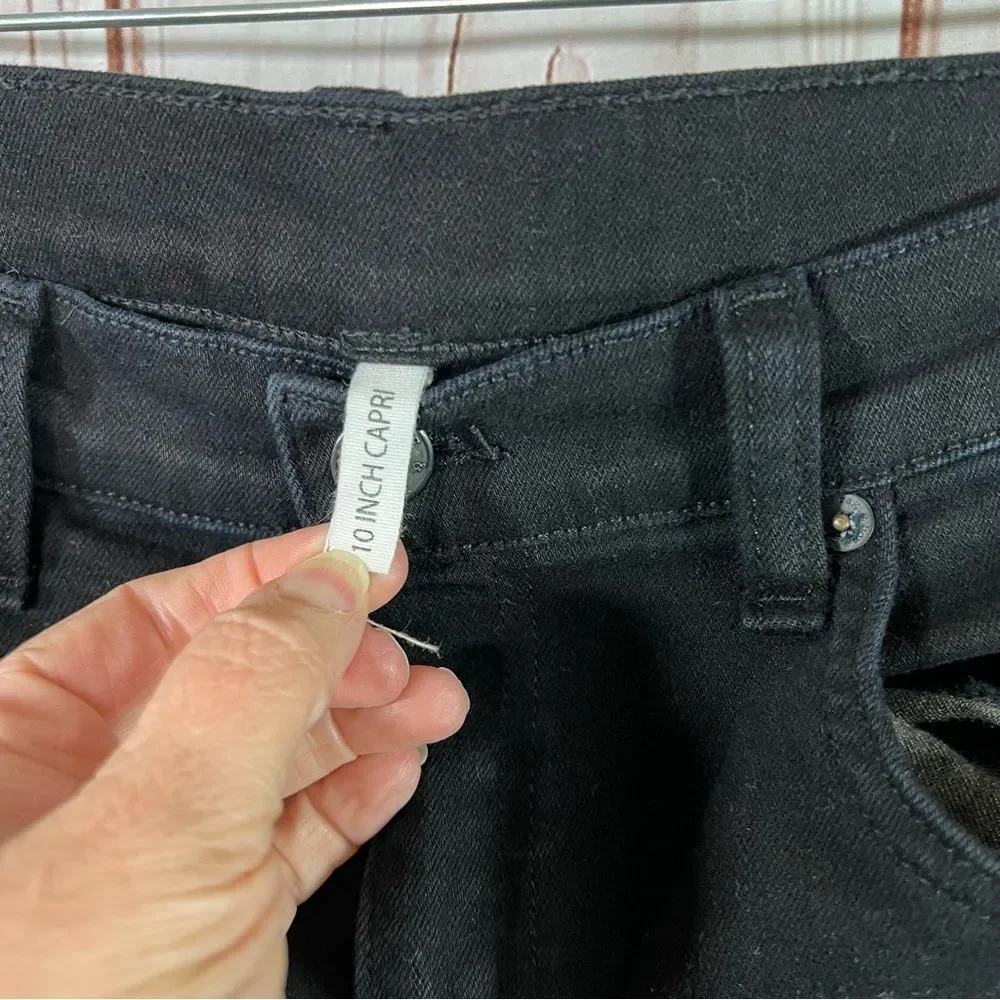 Rag and Bone 10 inch capri destroyed hem